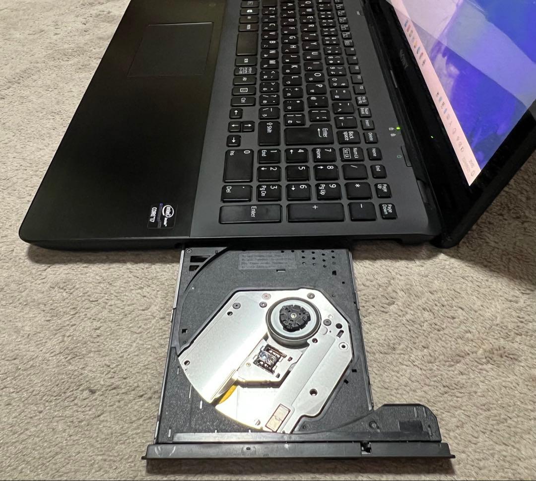 初心者向けノートパソコン VAIO Win11pro Corei7 SSD