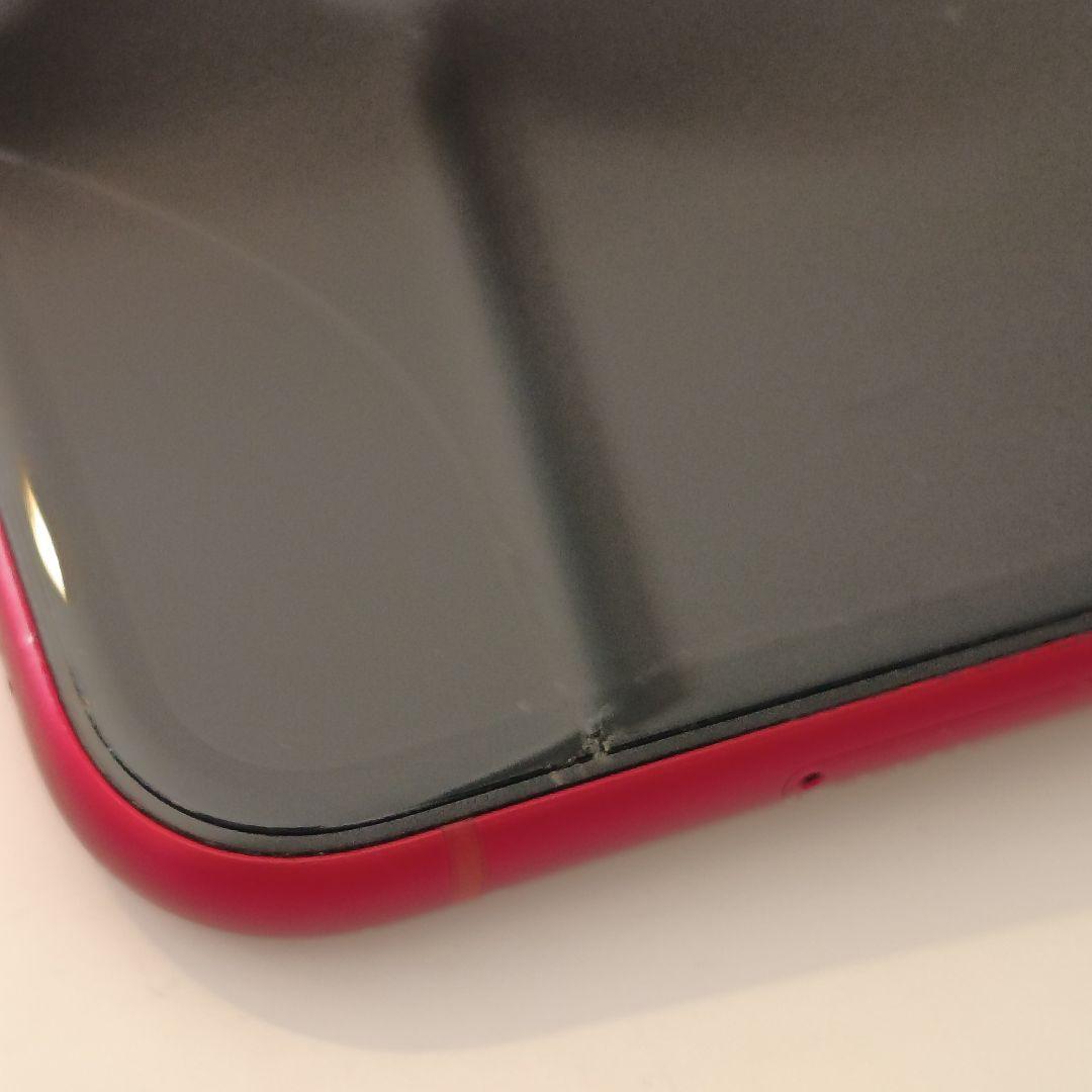 Apple iPhone XR 赤 充電器・ケース付き