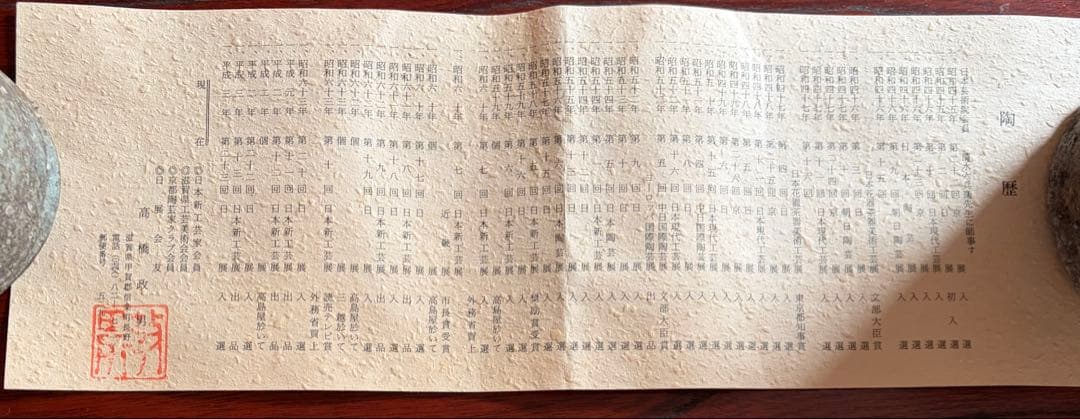 高橋政男作　紫映　信楽焼