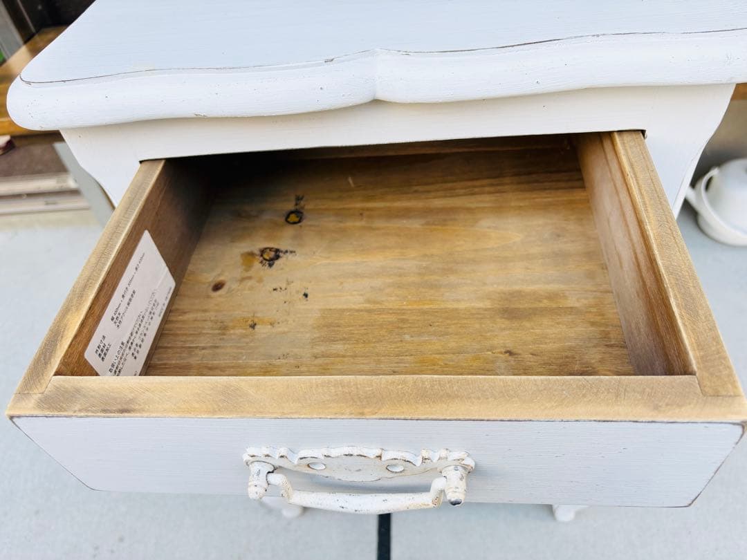 カントリーコーナー ナイトテーブル 木製 フランス