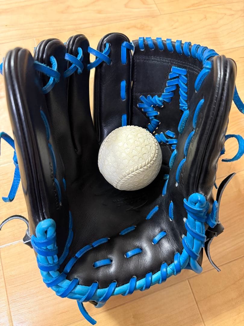 左投げ MizunoPro ミズノプロ 軟式オーダーグローブ　個人名等　刺繍無し