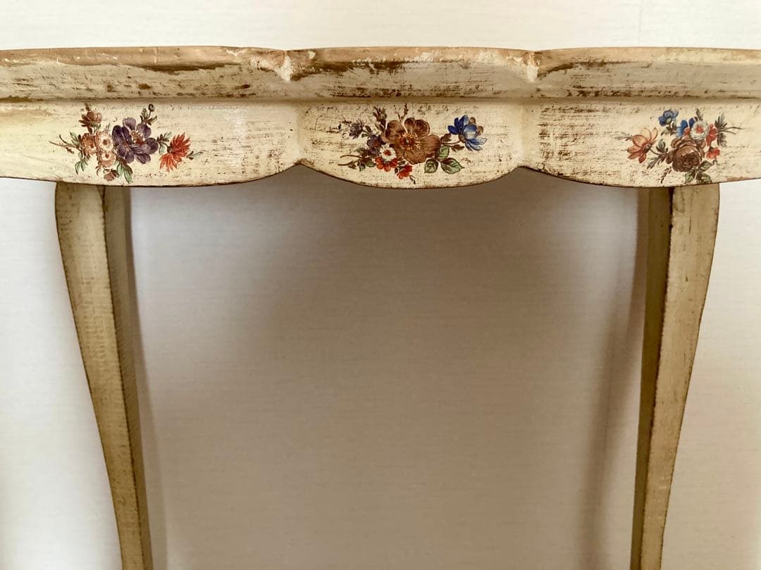 ITALYヴィンテージflorentineフローレンタイン花柄ネストテーブル難有