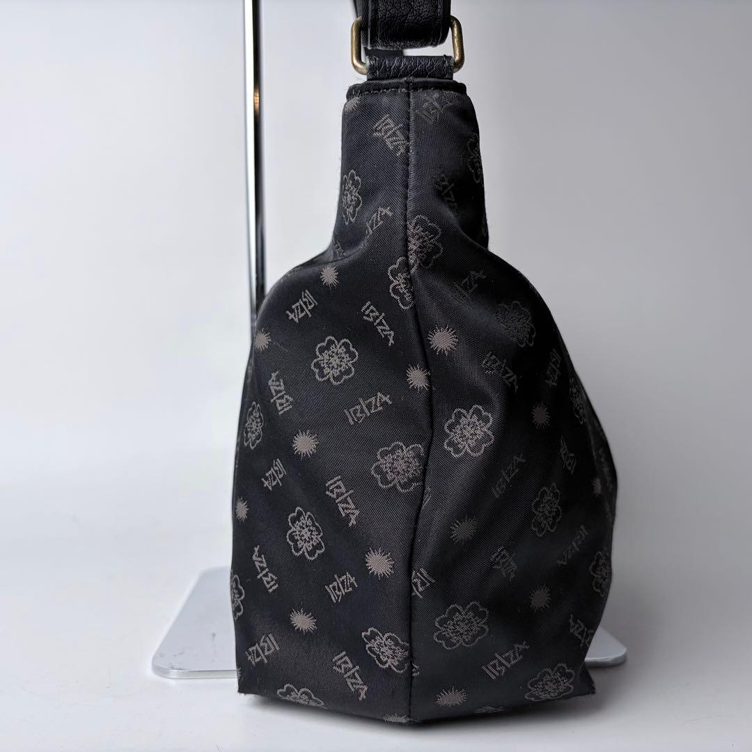 hanawarangasuki イビサロゴナイロンショルダーバックモノグラ
