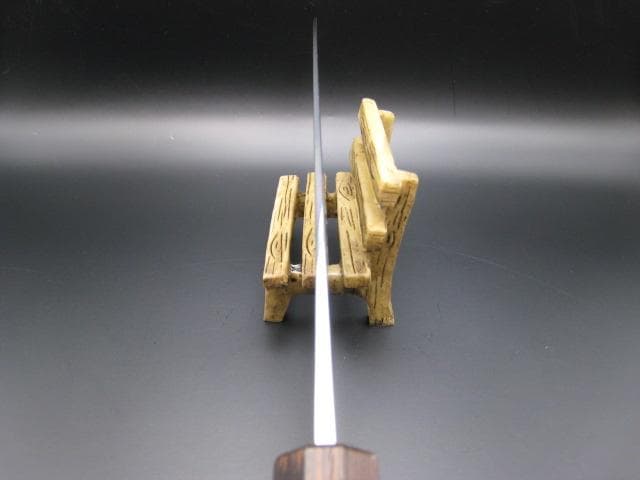 [新品未使用] 和牛刀 210mm 白紙2号 磨き仕上げ ウエンジ 八角