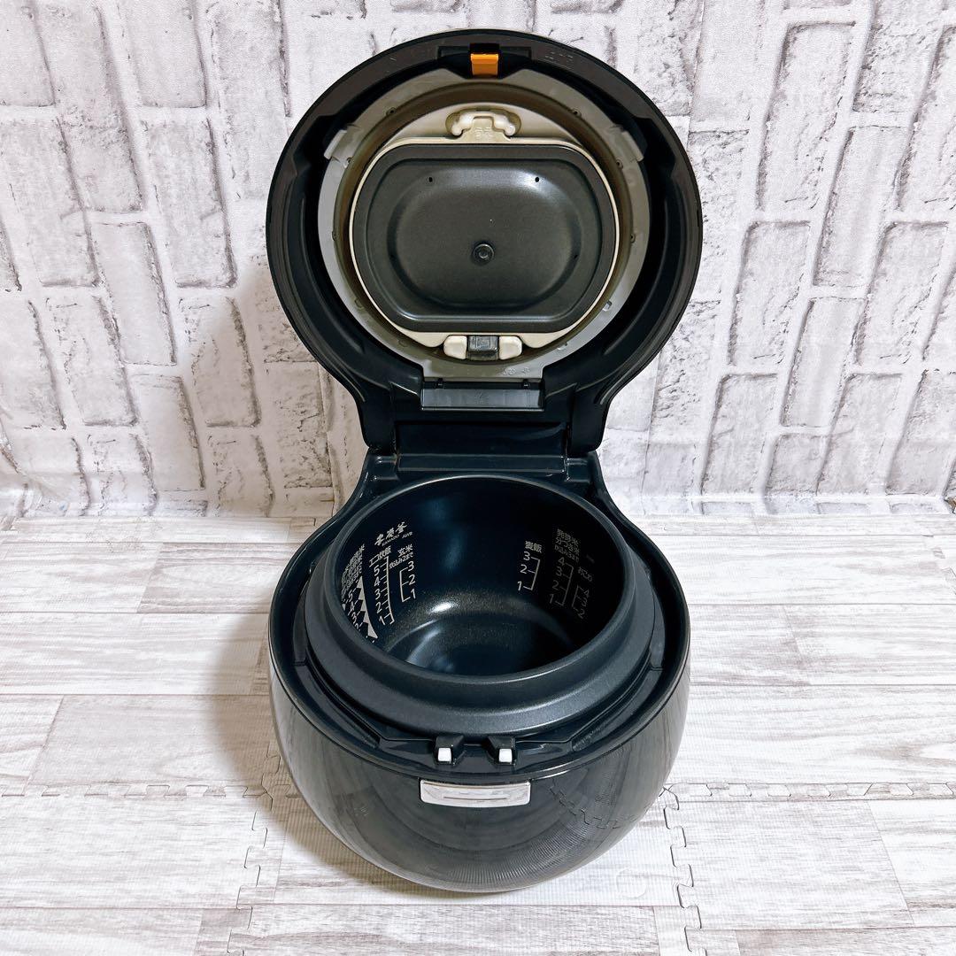 【良品】三菱 炊飯器 本炭釜 5.5合KAMADO NJ-AWB10-B