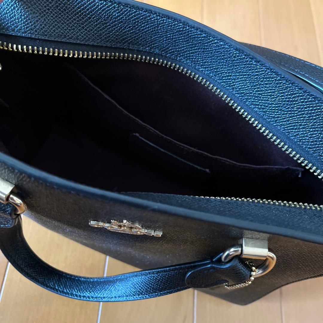 COACH ブラック ２Wayショルダーバッグ