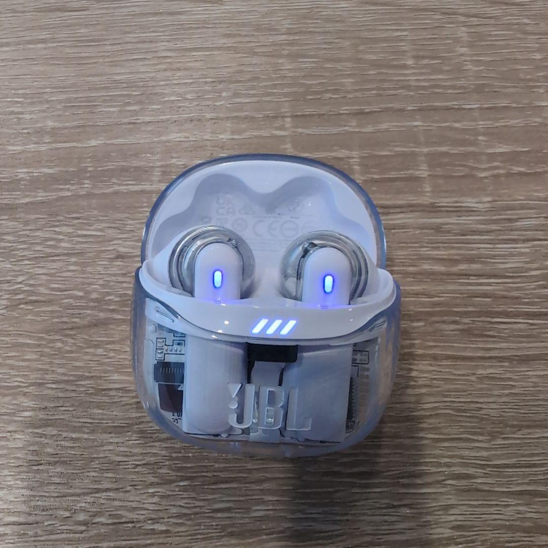 JBL tune flex2 ホワイト 充電ケース付き