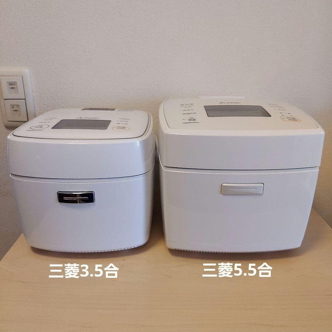 MITSUBISHI NJ-SV06R-W 炊飯器 0.63L 三菱電機 炭炊釜