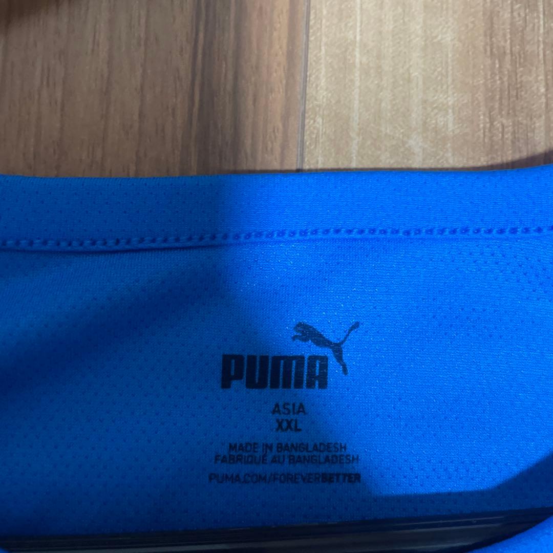 大津高校サッカー部　プレミアリーグ　アップ着