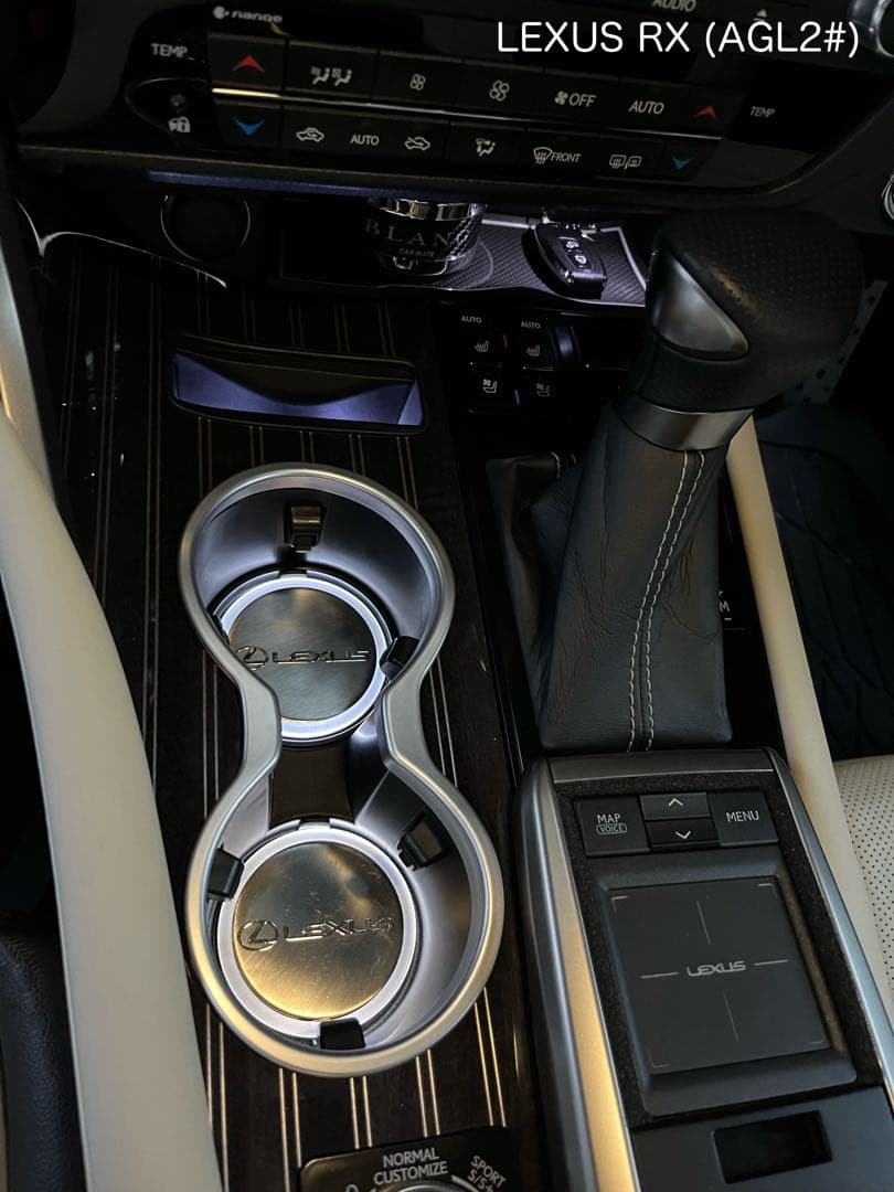 あいぬー出品　LEDカップホルダーイルミネーション ホワイト