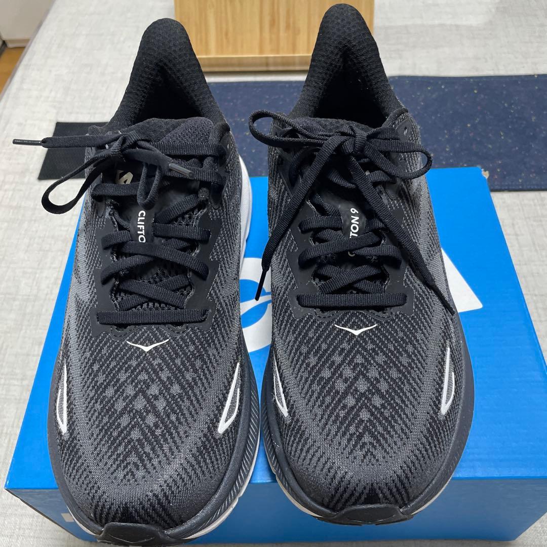 HOKA CLIFTON 9 ブラック26.5cm