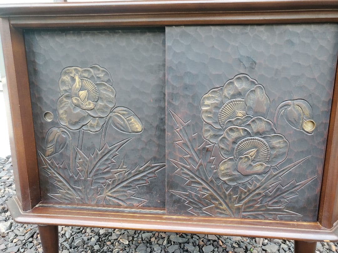 C60 昭和レトロ　家具の大丸　コーナーキャビネット