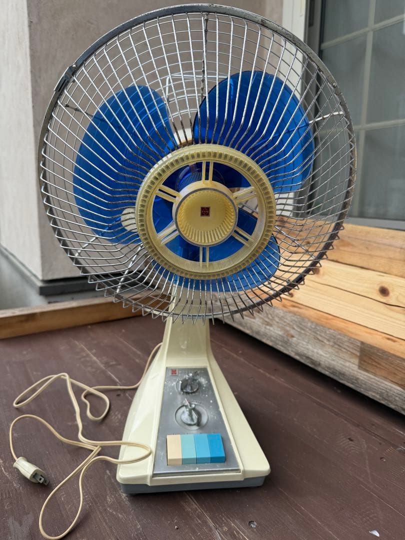 扇風機 F-30FZ 昭和　ナショナル　レトロポップ　アンティーク