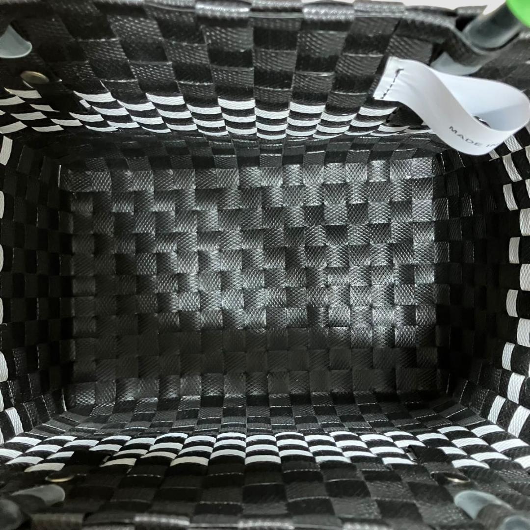 未使用 マルニ マーケット　ミニバスケットトートバッグ　セラミックダイヤ　カゴ