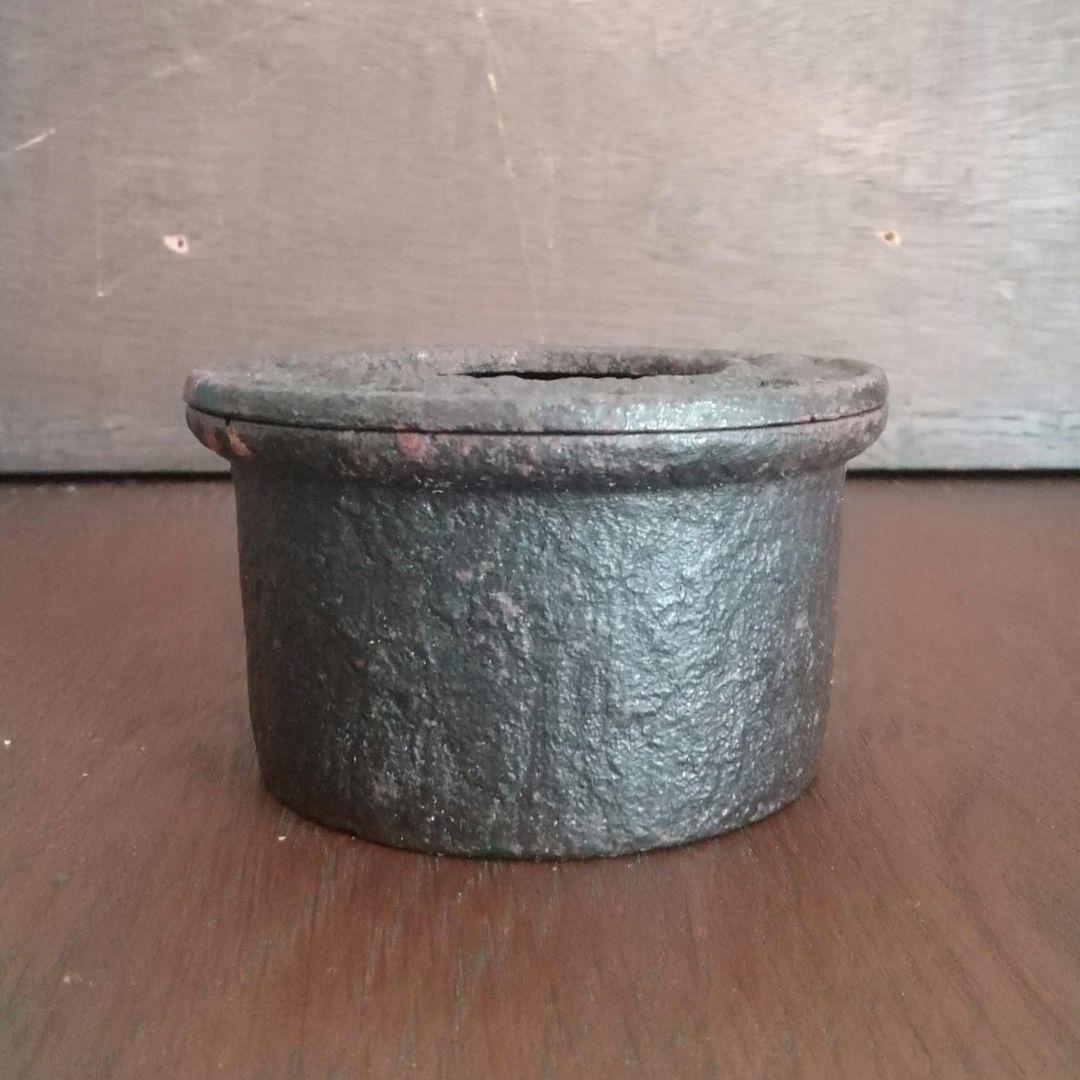 逸品　古鉄　平安省鋳堂　蓋物　香炉　花活け　灰皿　明治金工　和骨董　アンティーク