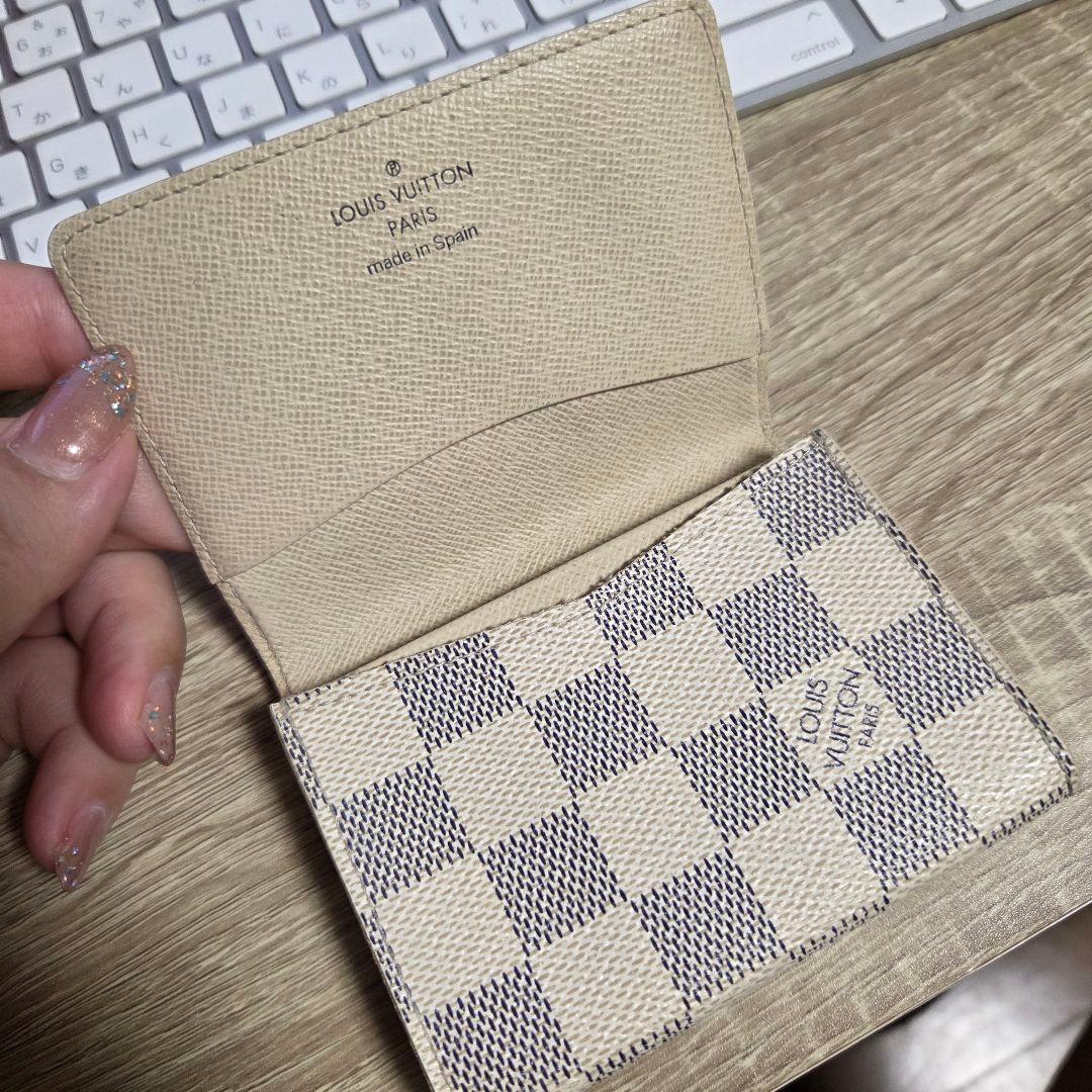 【やまにゃん】LOUIS VUITTON ダミエ 名刺入れ