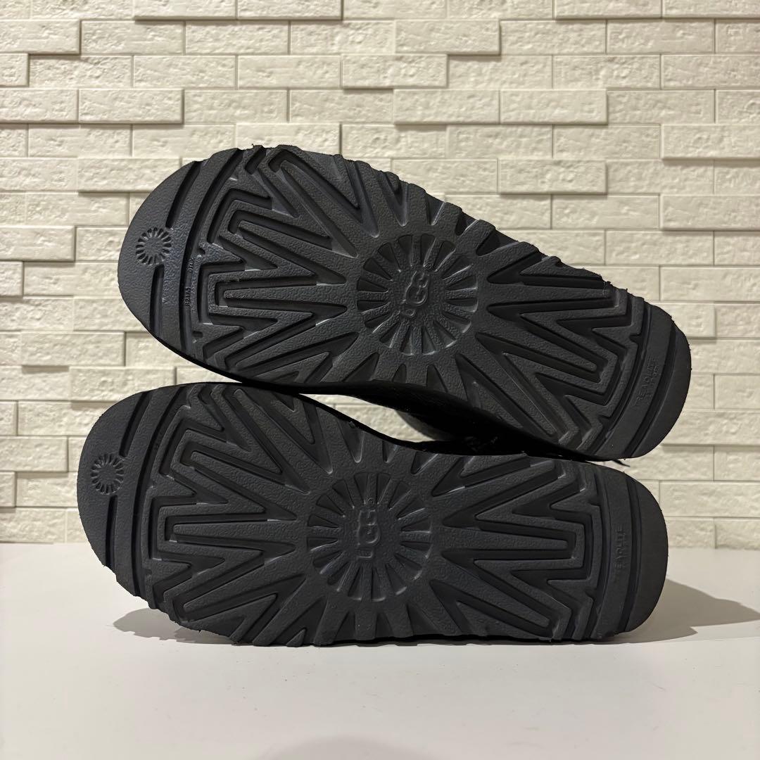 UGG W MINI BAILEY BOW SPARKLE リボン 黒ラメ　22