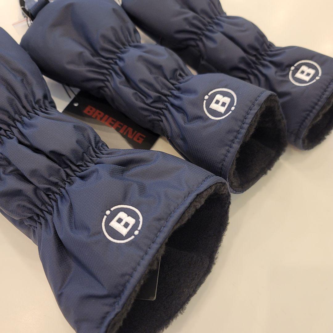新作　新品　BRIEFING　正規品　ヘッドカバー　3点セット　ネイビー