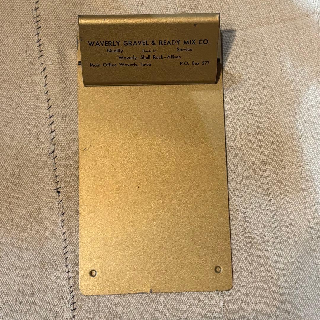 アンティーク雑貨 USAVINTAGE L CLIPBOARD WAVERLYGRAVEL