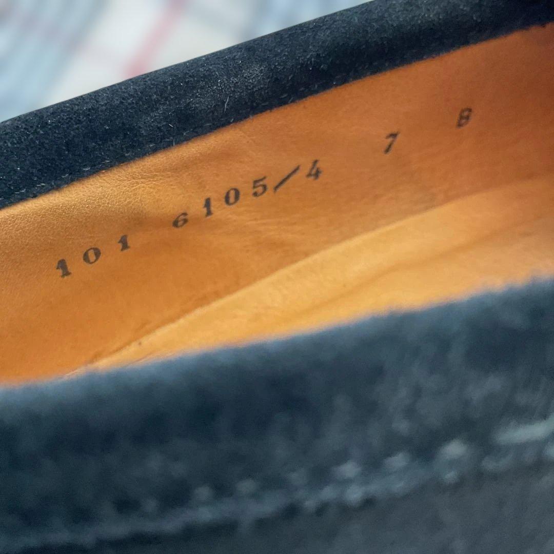 グッチ　ブラックスエードビットローファー