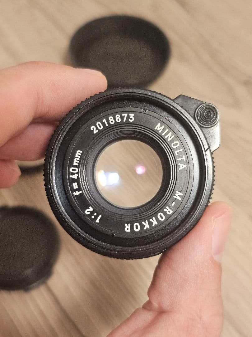 「極希少品」Minolta 40mm f/2 ライカMマウント