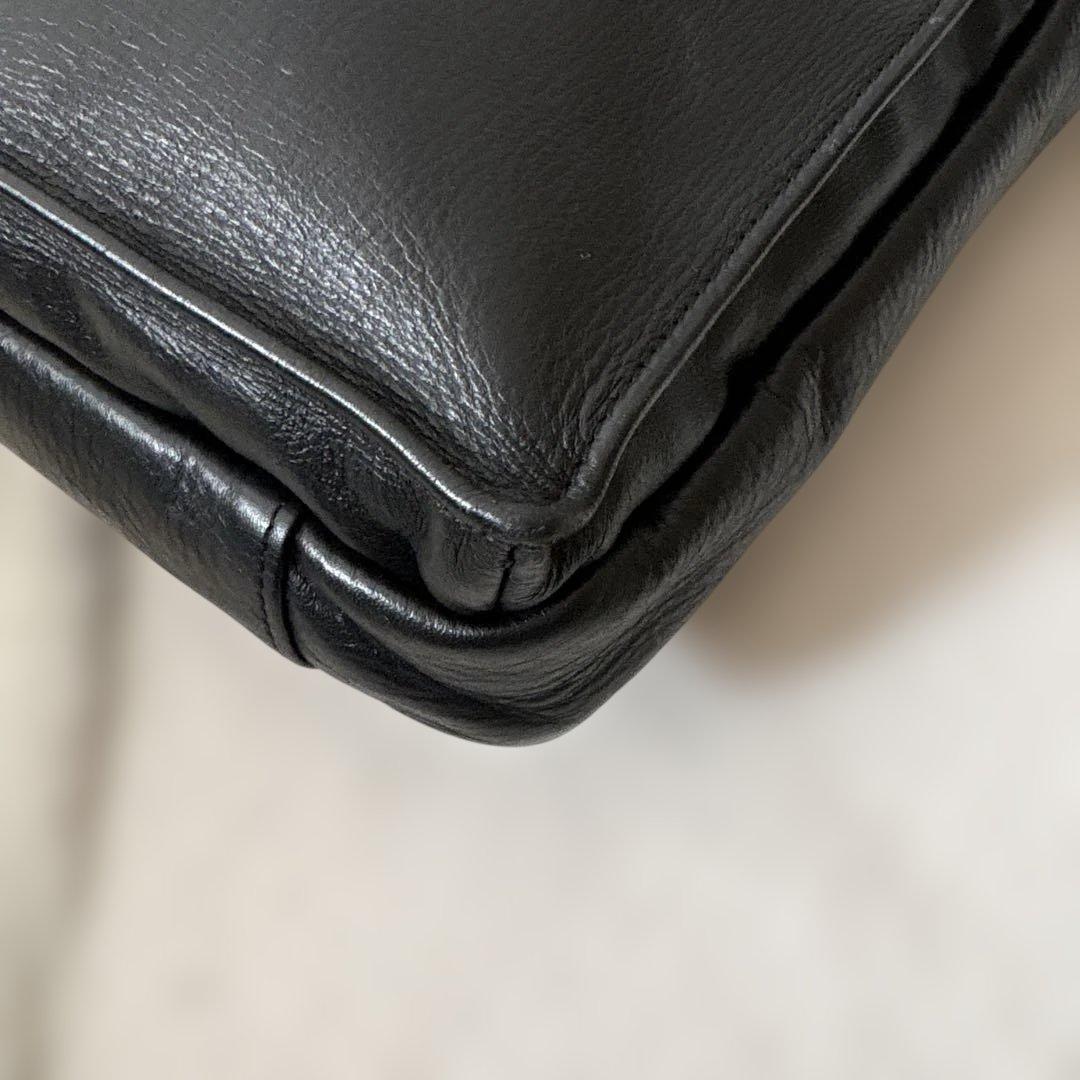 美品✨ポーター　ビジネスバッグ　オールレザー　2way ブラック　シボ革