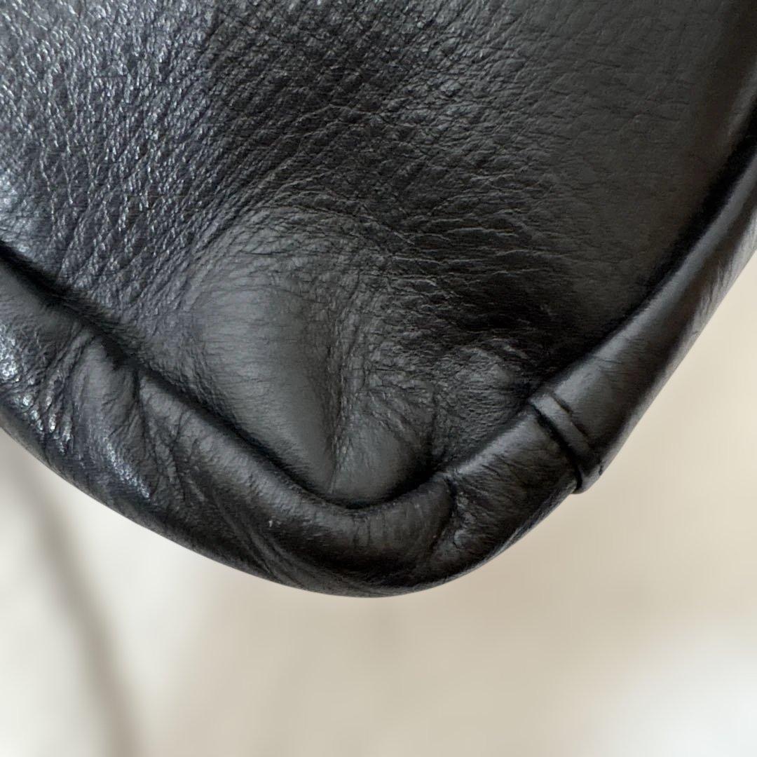 美品✨ポーター　ビジネスバッグ　オールレザー　2way ブラック　シボ革