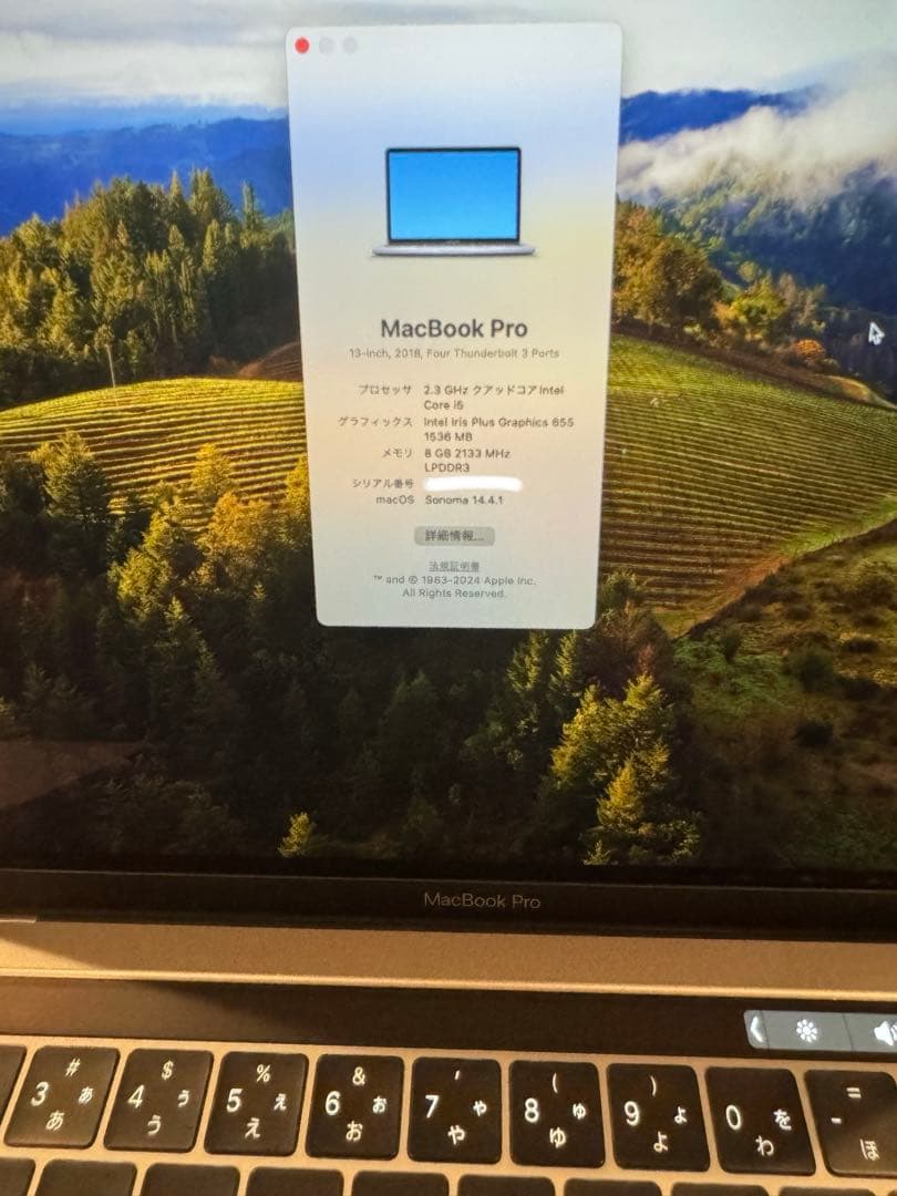 MacBook Pro 2108 13”i5 8GB 256GB SSD