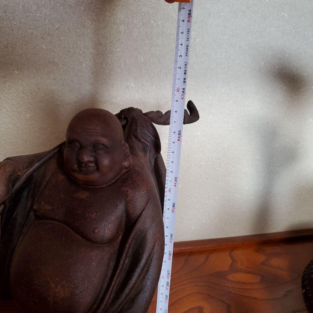 金属製 笑顔の仏像 置物