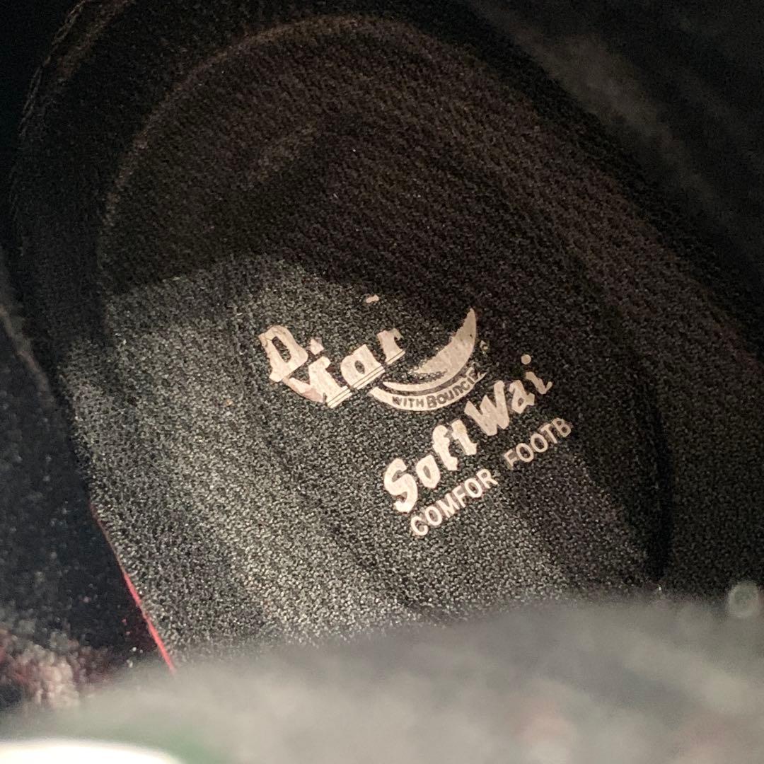 【美品】ドクターマーチン　DMXL LACE　8ホール　ブラック　本革　UK5