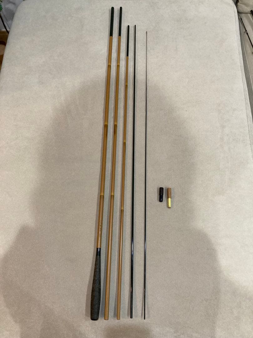 美品 ダイワ 二天粋 月光 15尺 ヘラブナ竿 袋なし