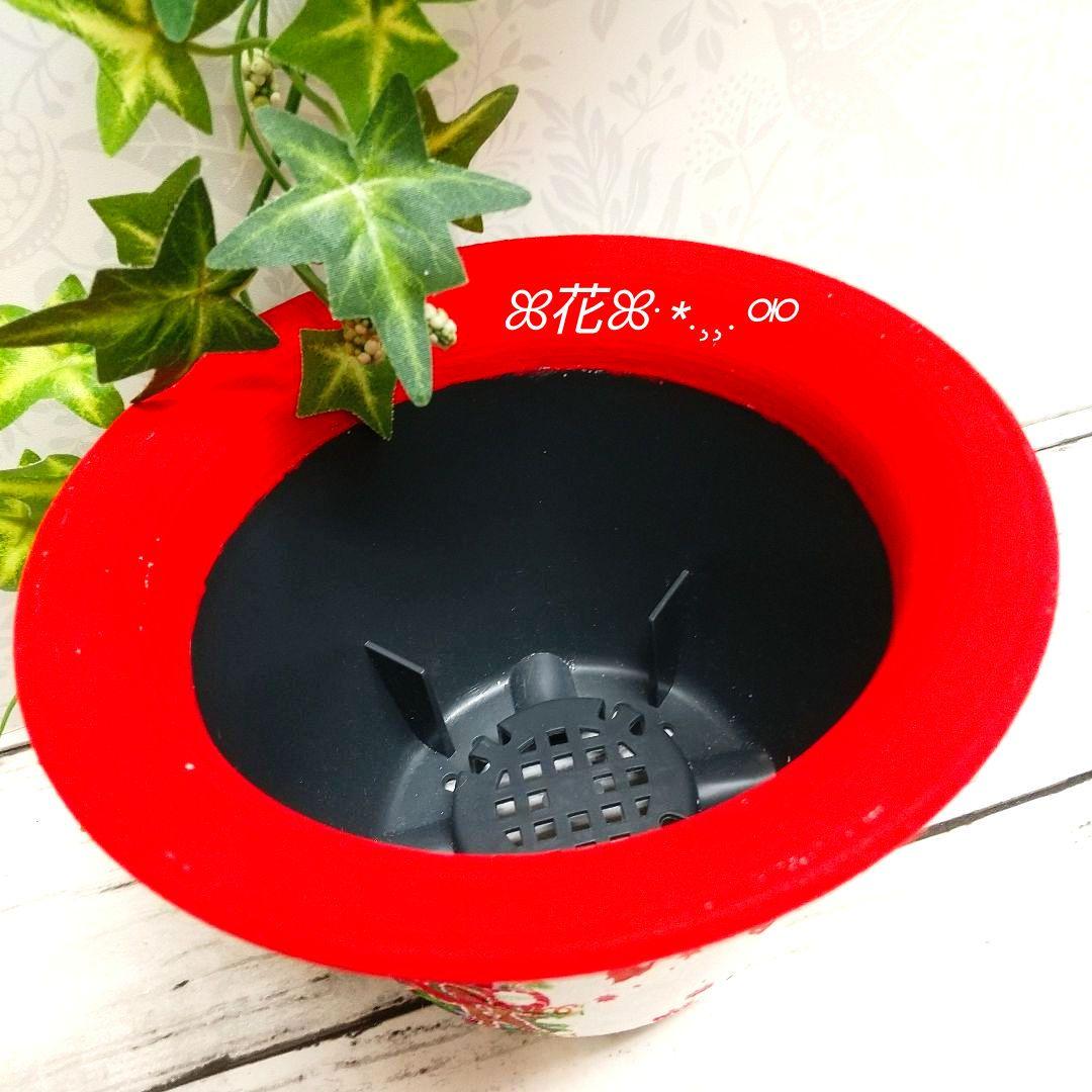 ❤︎sale❤︎デコパージュꔛ‬ꕤ リメイク鉢♡うさぎ♡ガーデン♡インテリア雑貨