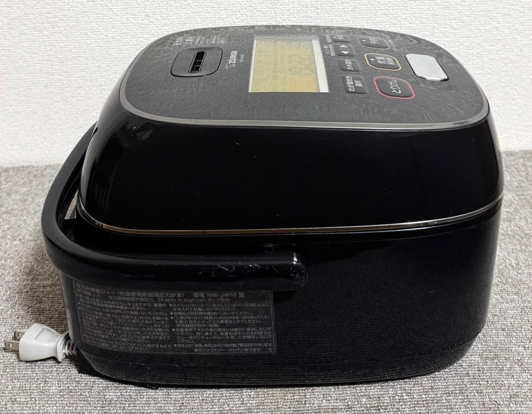 象印 極め炊き 圧力IH炊飯ジャーNW-JW10 動作保証