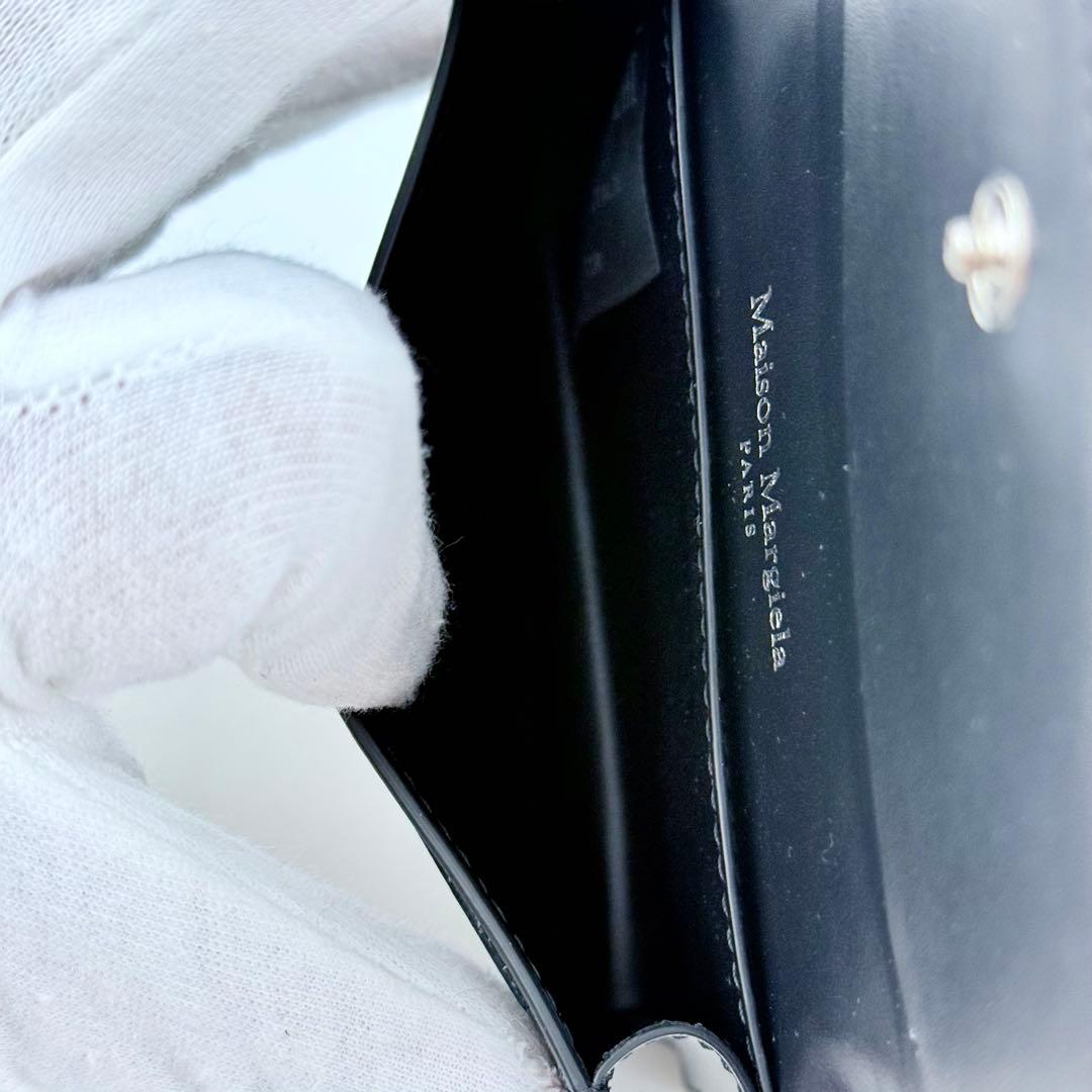 【極美品】メゾン マルジェラ カードホルダー ブラック 名刺入れ