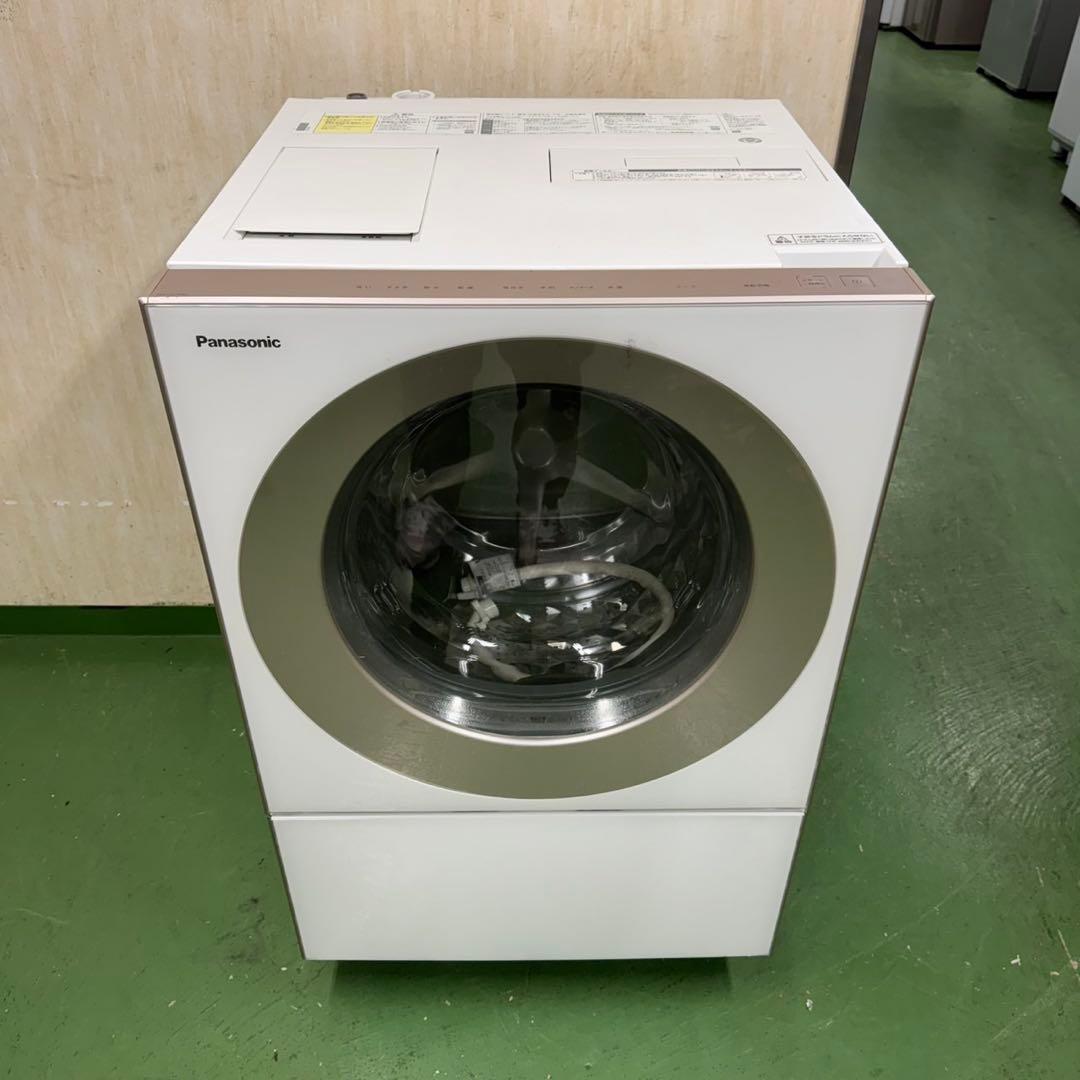 117パナソニックドラム式洗濯機　乾燥付き10/5キロ　小型　一人暮らし　左開き