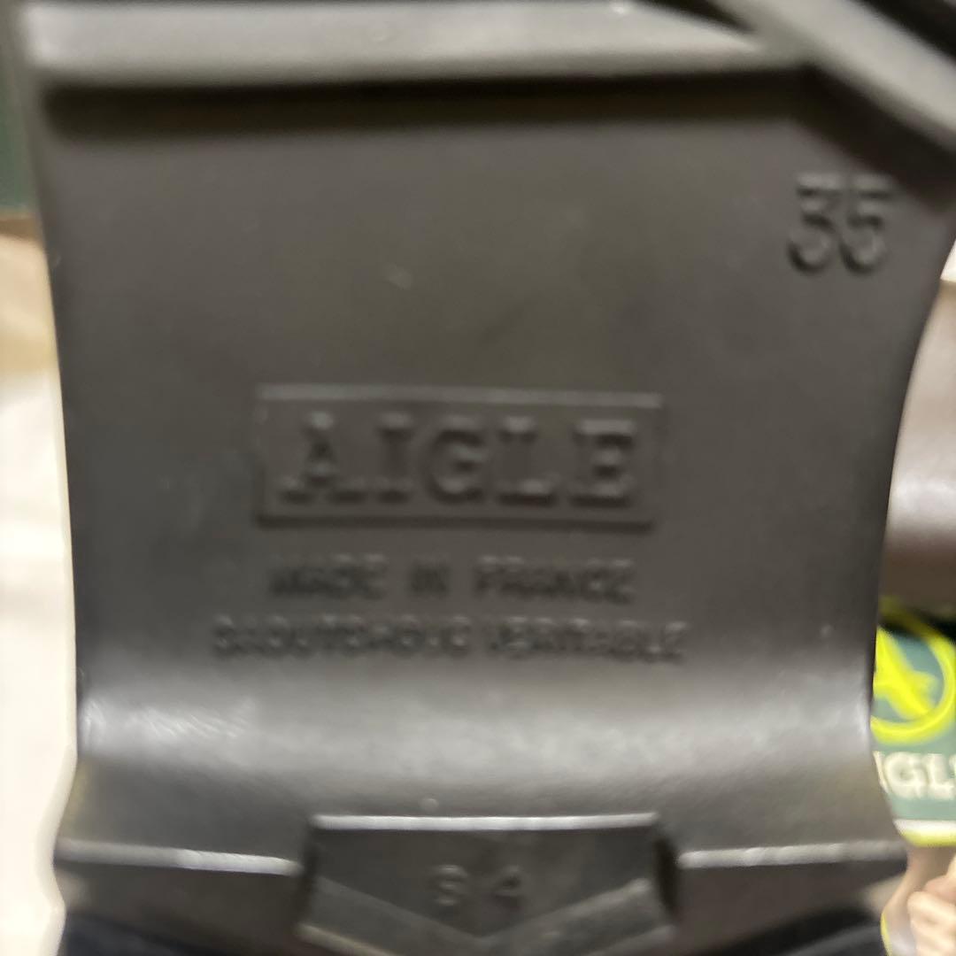 新品未使用　AIGLE CHANTEBELLE JP レインブーツ　35