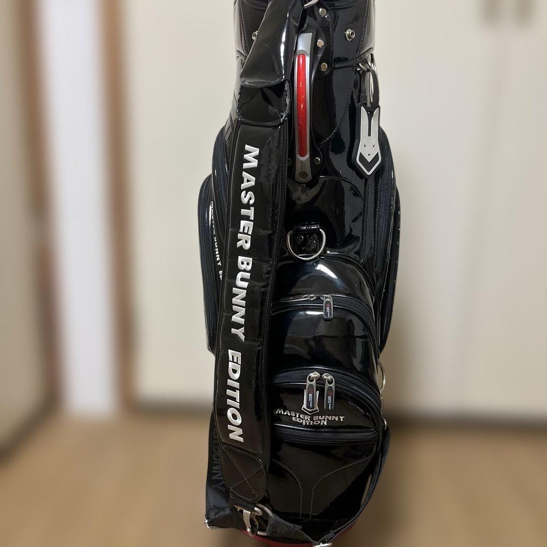MASTER BUNNY EDITION エナメルゴルフバッグ キャディバック