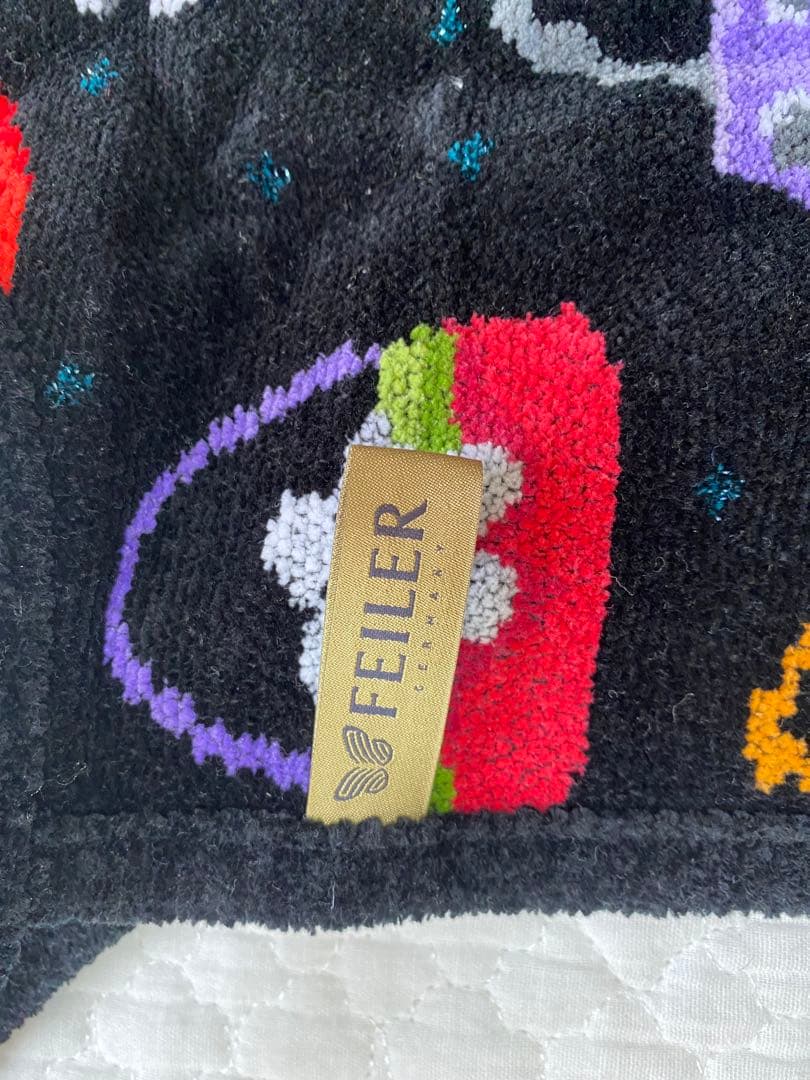 フェイラー FEILER エプロン タオル地 ポケット付き 小学生高学年調理実習