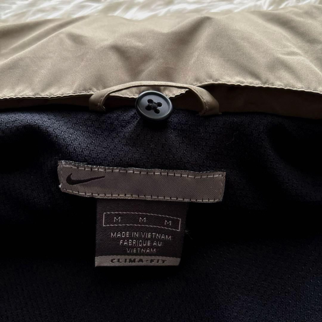 古着　ナイキ ウインドブレーカー セットアップ カーキ×黒　CLIMA-FIT