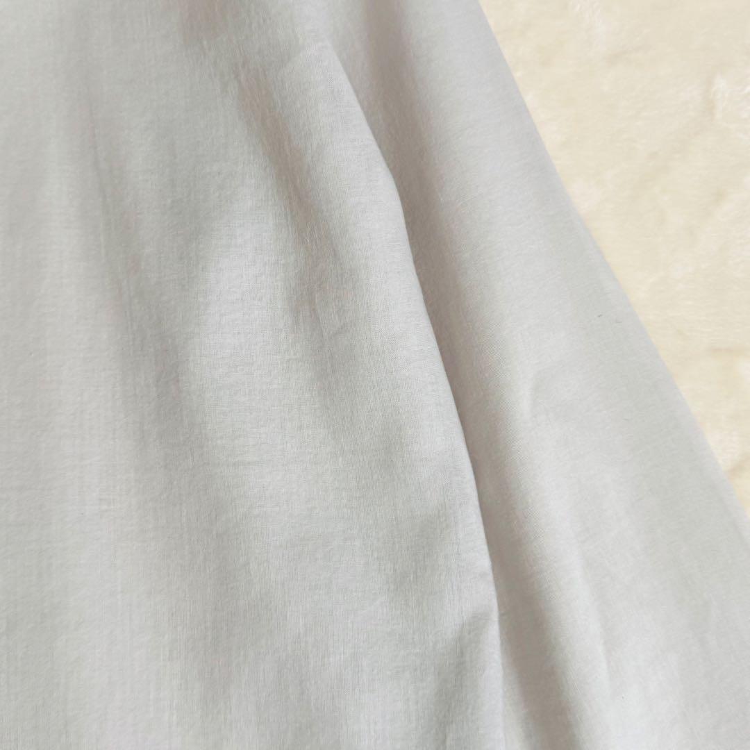 【美品】yoli simple blouse シンプルブラウス ライトグレー