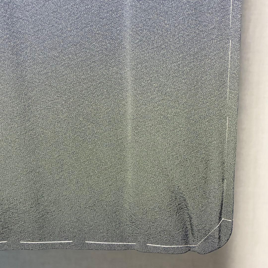 D201訪問着　汕頭・蘇州刺繍　総刺繍　正絹　着物　袷　しつけ糸付き未使用極美品