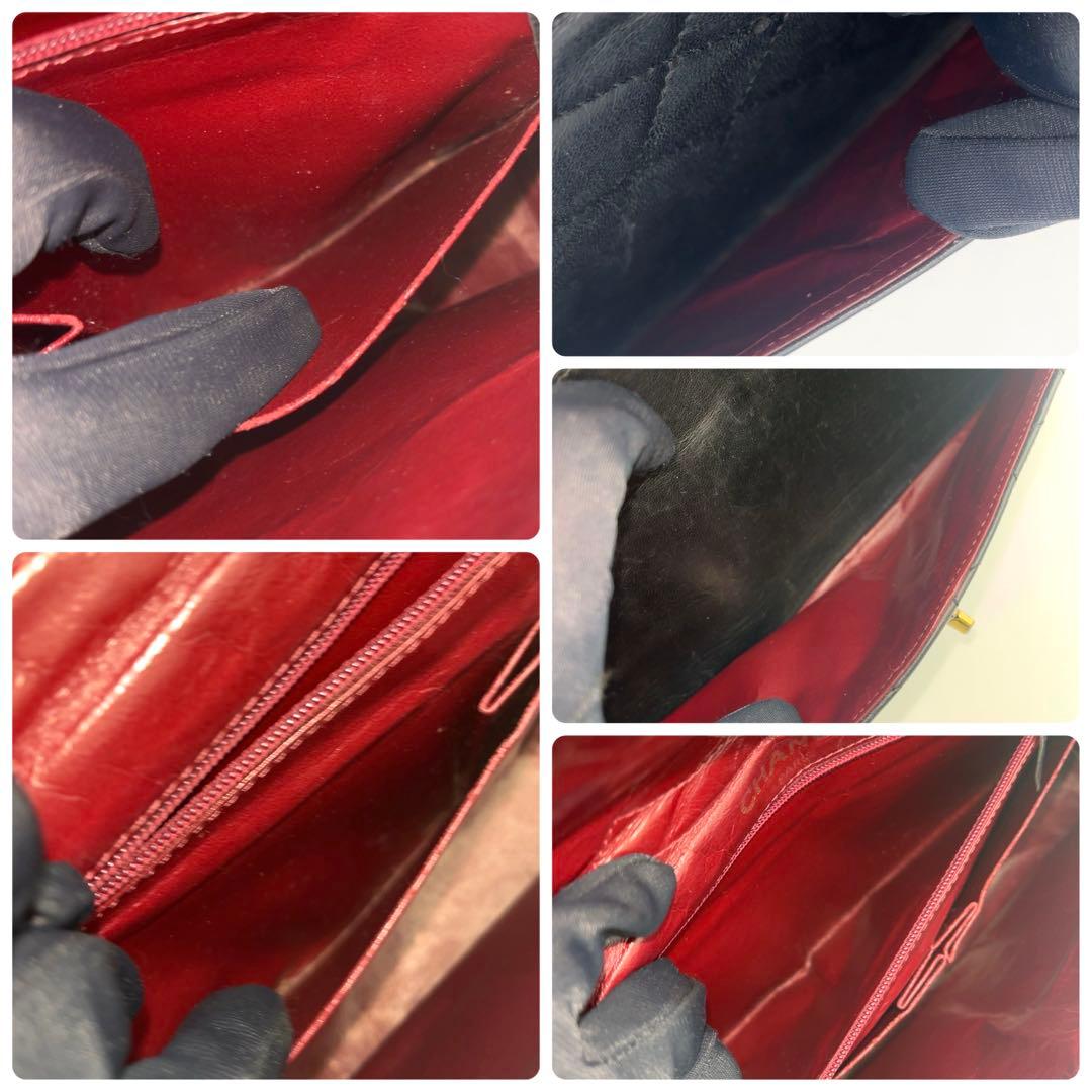 【美品】　シャネル パリ限定 ダブルフラップ チェーンショルダーバッグ ブラック