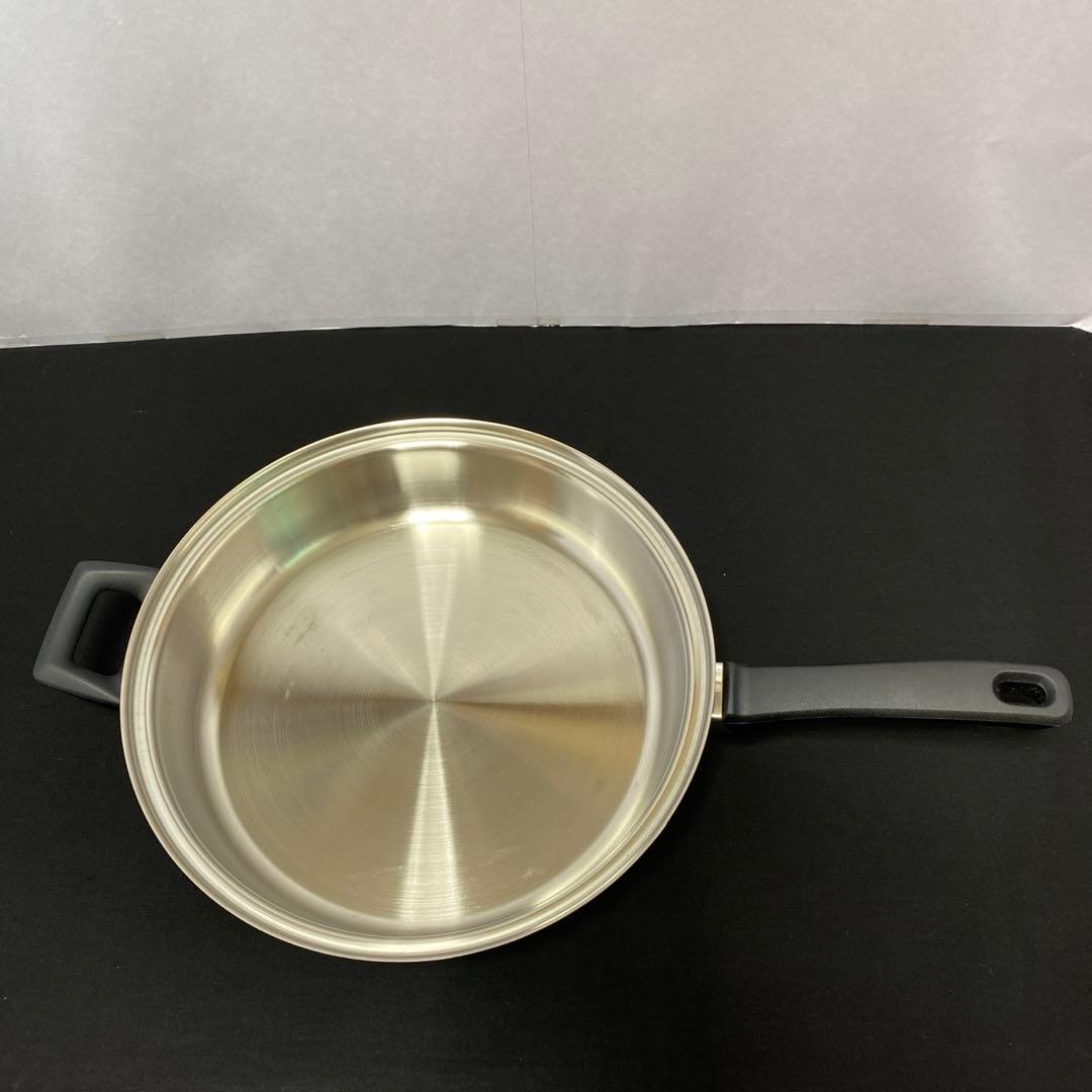 Master Chef 最高級ステンレス無水鍋　ステンレスフライパン