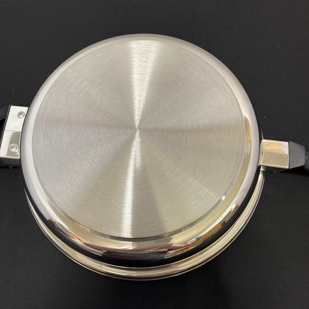 Master Chef 最高級ステンレス無水鍋　ステンレスフライパン