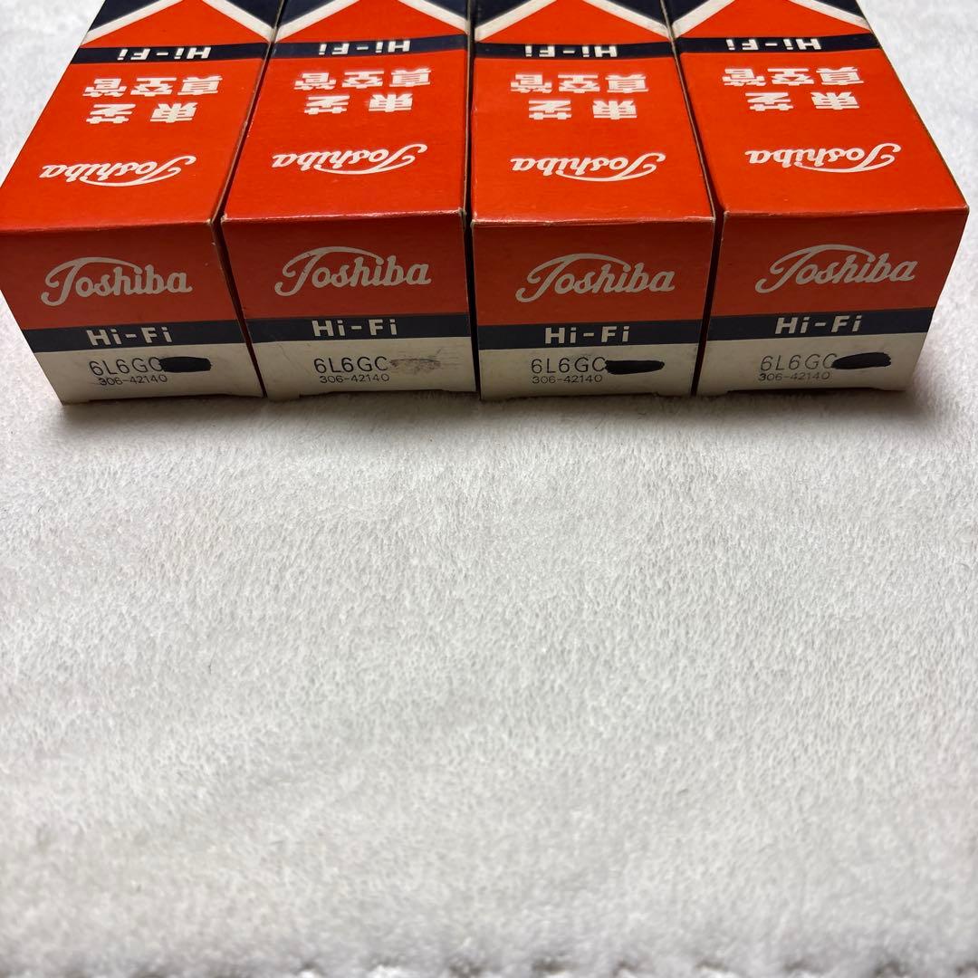 東芝 6L6GC 真空管 4本セット