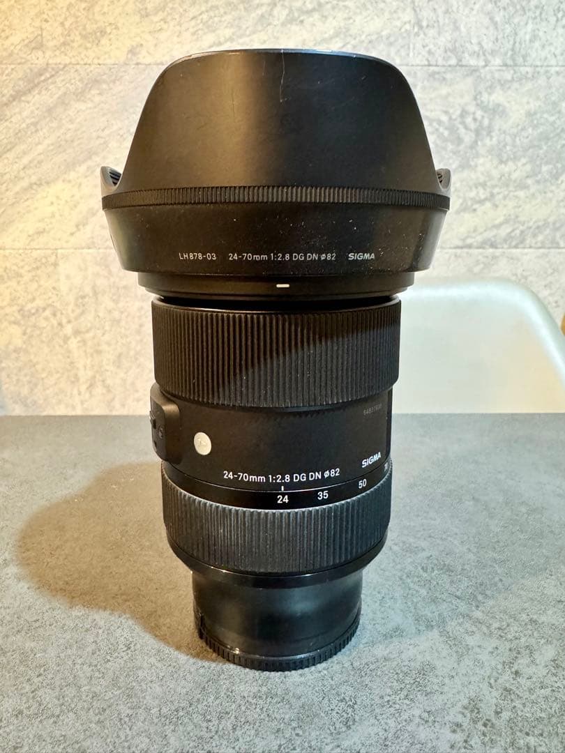 SIGMA 24-70mm F2.8 DG DN Art レンズ　Eマウント