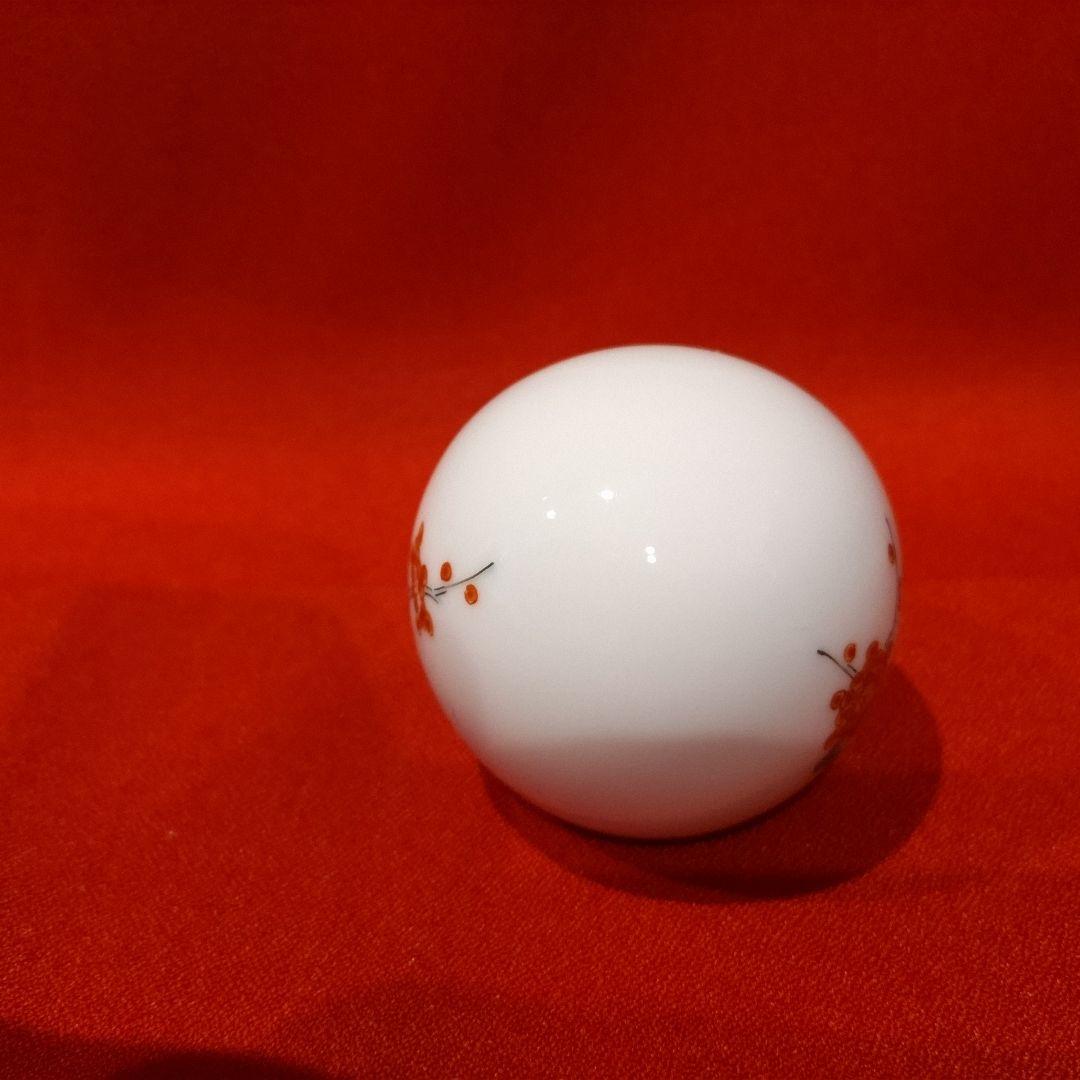 14代 柿右衛門 花鳥文 梅花文 文鎮1点 有田焼 ペーパーウェイト