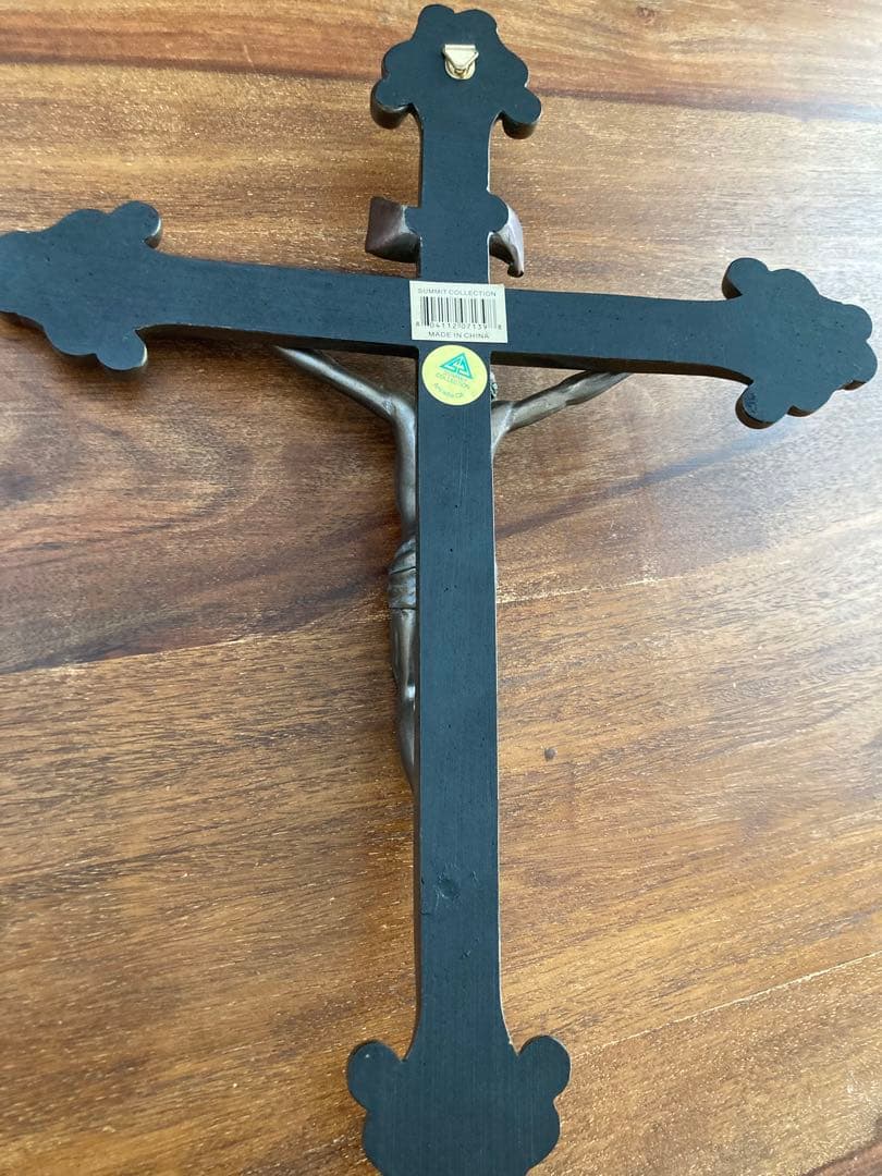 希少　イエスキリスト　十字架オブジェ　壁掛け　インテリア　教会　アンティーク