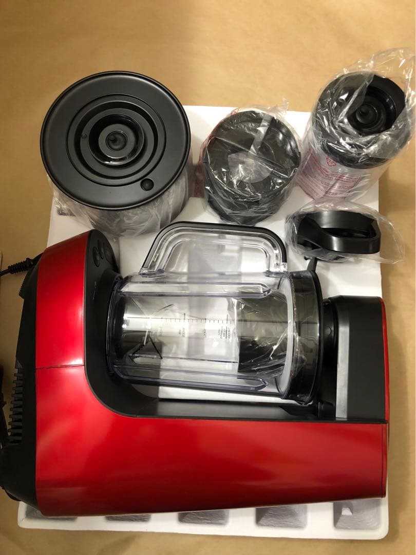 未使用　SHARP EM-SB1A-R ヘルシオ 真空ブレンダー