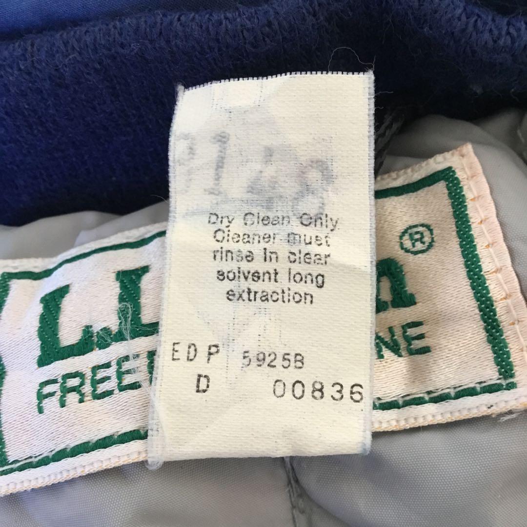 USA製「L」LLBEAN/グースダウン/ハリントンジャケット/G9